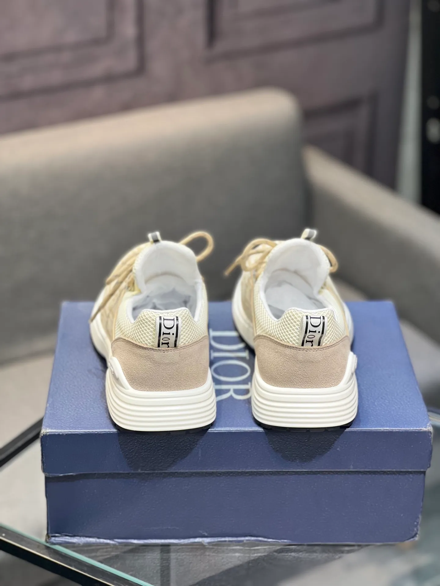 Men's shoes 💰400 [Dior] popular men's shoes, imported mesh splicing material, really inside. Original sole provided by the original factory, 38-45 (45 customized, non-refundable)